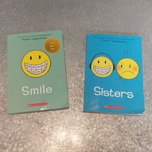Smile & Sisters 2 Book Set YA Raina Telgemeier